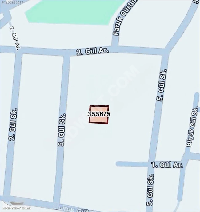 Land designated for development