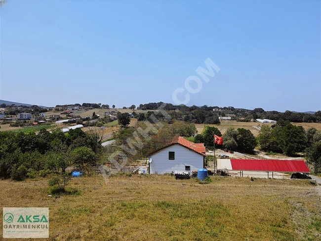 Agricultural land for sale with an area of 1092 square meters in Istanbul, Çatalca, Belgrat.