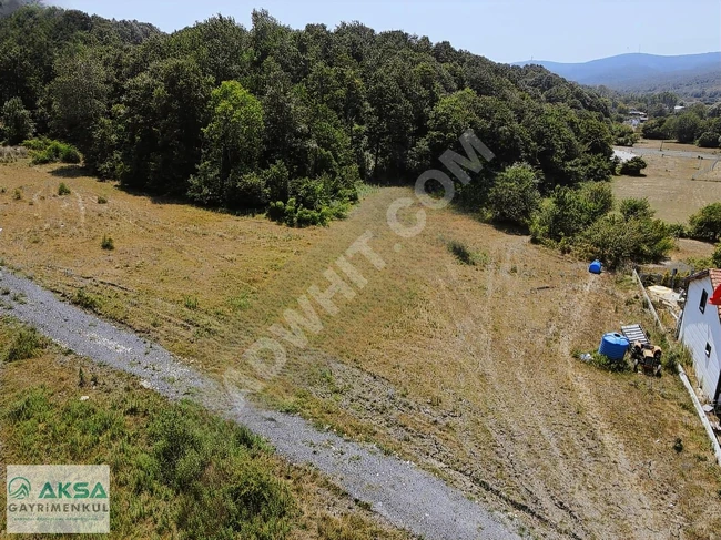 Agricultural land for sale with an area of 1092 square meters in Istanbul, Çatalca, Belgrat.