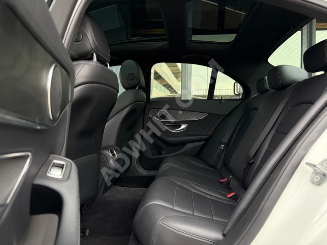 MERCEDES C 180 AMG 9G-TRONIC, model 2018 + dual memory - with 14,000 km mileage - no faults.