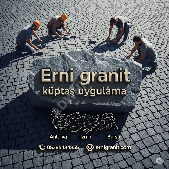 Begonit parke taşı Muğla 