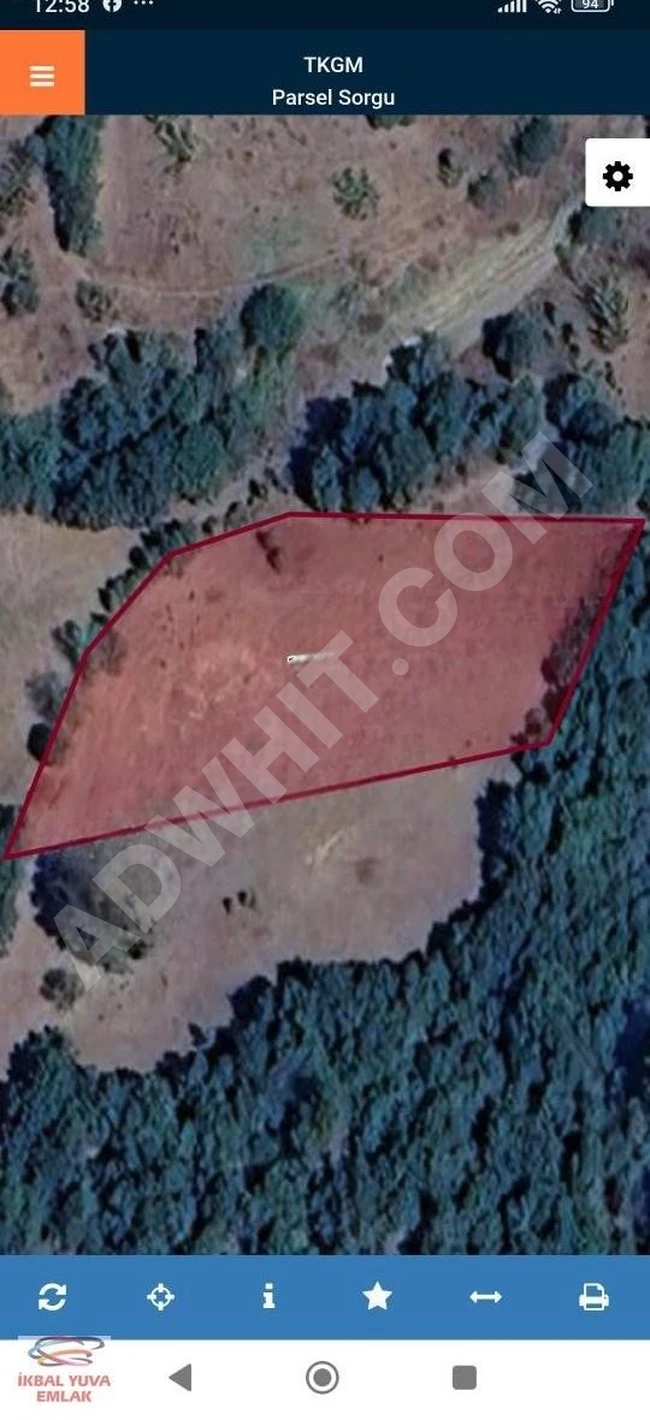 BALIKESİR DURSUNBEY'DE SİNDERLERDE 2471 m2 SATILIK TARLA ...