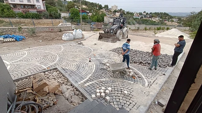 Begonit parke taşı Muğla 