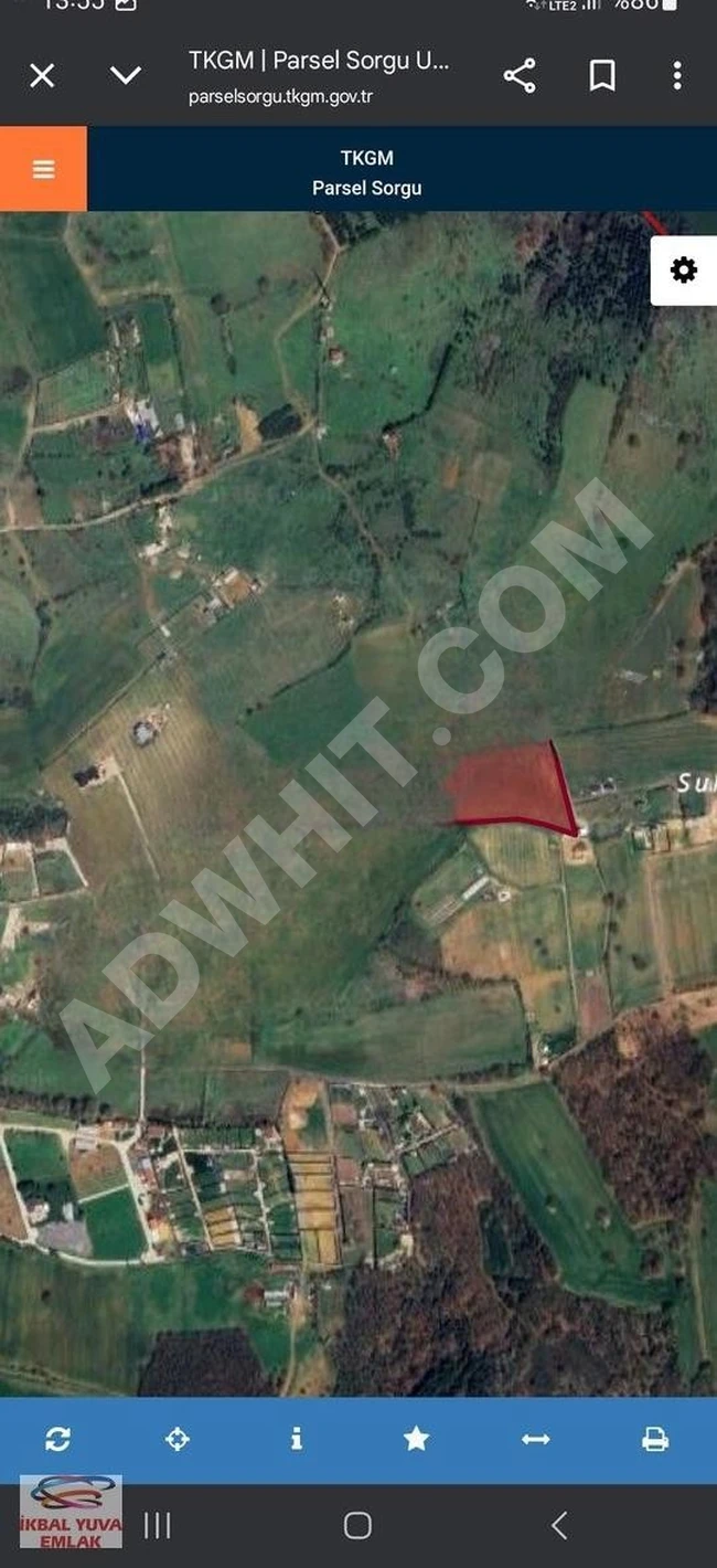 A land with an area of 5750 square meters with shares is offered for sale in Pendik, Kurnaköy neighborhood.