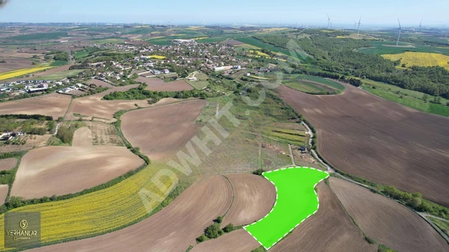 أرض زراعية مستقلة بمساحة 8,278 متر مربع بسند ملكية واحد داخل القرية في SİLİVRİ KURFALLI