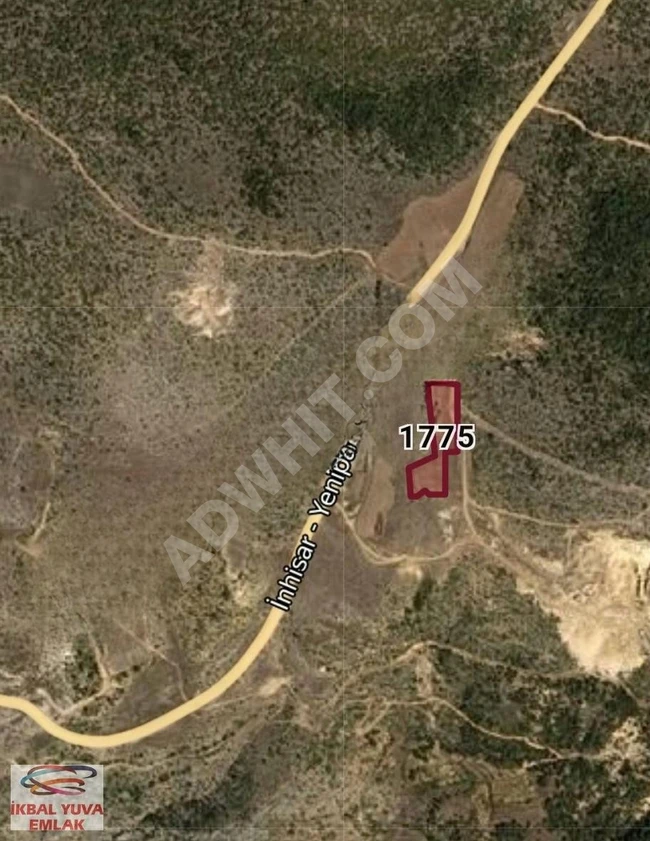 أرض زراعية صالحة لبناء مزرعة للبيع في BİLECİK İNHİSAR AKKÖY