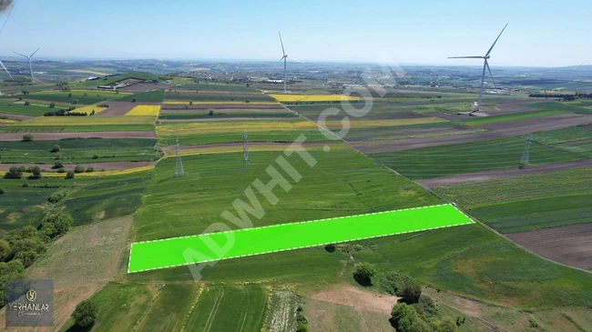 ارض بمساحة 9,758 متر مربع سند ملكية منفصل ومستقل في SİLİVRİ BÜYÜKKILIÇLI