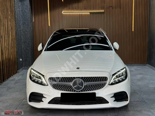 Mercedes C200d AMG 9G-Tronic car, agency maintained, no paintwork!