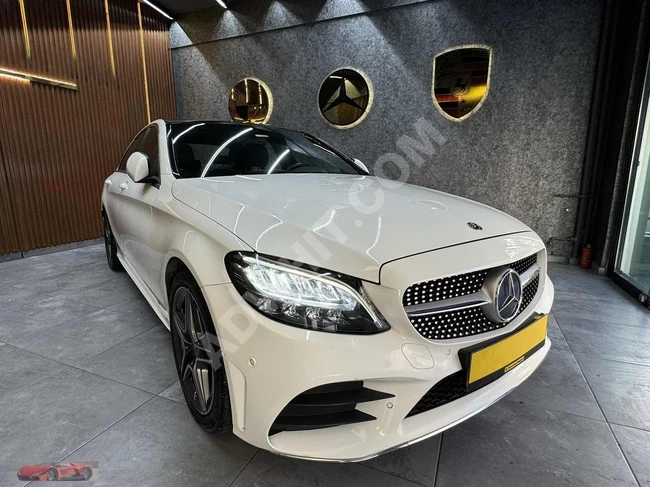 Mercedes C200d AMG 9G-Tronic car, agency maintained, no paintwork!