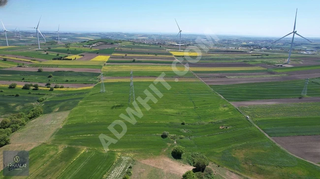 ارض بمساحة 9,758 متر مربع سند ملكية منفصل ومستقل في SİLİVRİ BÜYÜKKILIÇLI