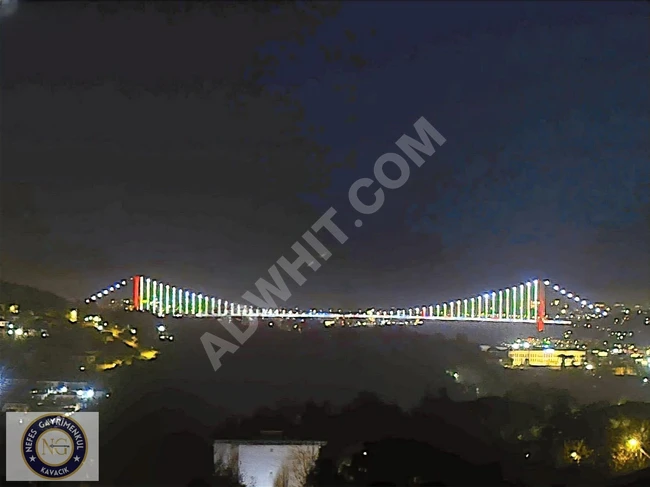 KAVACIK OTAĞTEPEDE 4+1 NET 200M2 PANOROMİK BOĞAZ MANZARALI DAİRE