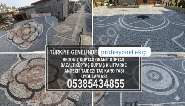 Parke taşı begonit taş Malatya Elazığ 