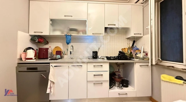 Furnished 3+1 duplex apartment with a garden for sale in HALİL RIFAT PAŞA neighborhood