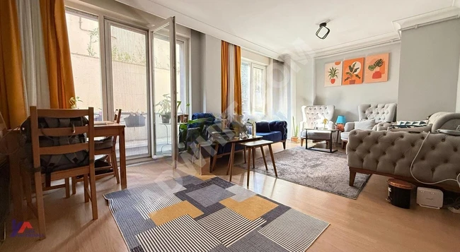 Furnished 3+1 duplex apartment with a garden for sale in HALİL RIFAT PAŞA neighborhood