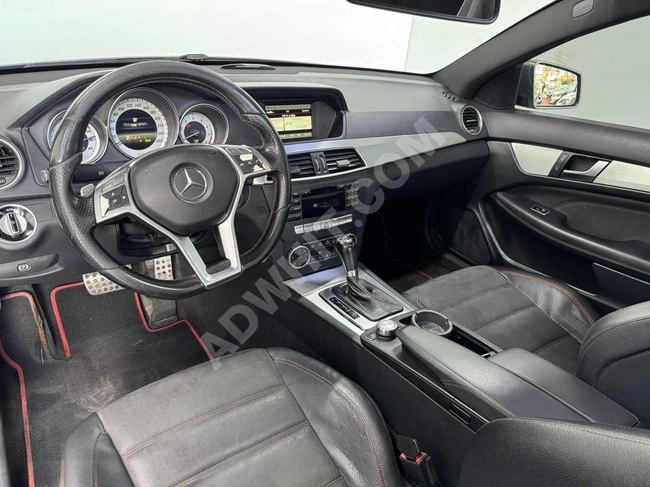 MERCEDES C 180 AMG car, 2014 model, with full specifications.