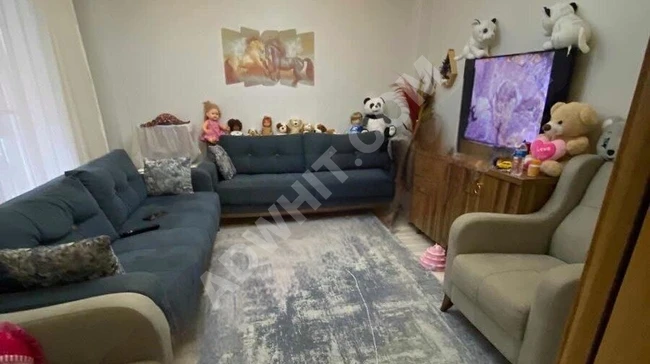 للبيع شقة 2+1 فاخرة بمساحة  80 م² طابق ارضي مرتفع في YENİMAHALLE