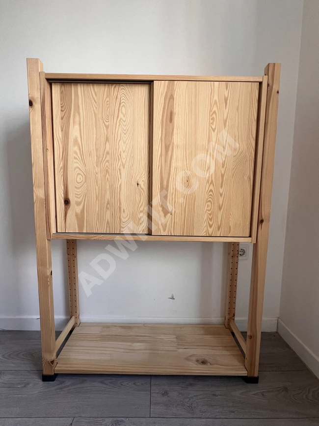IVAR dolaplı raf ünitesi. çam. 80x30x97 cm