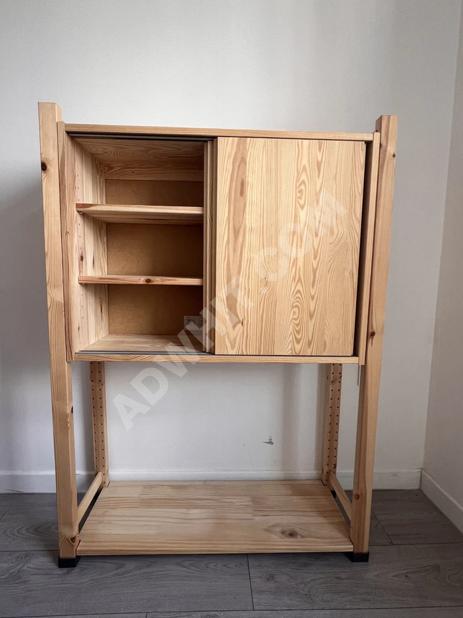 IVAR dolaplı raf ünitesi. çam. 80x30x97 cm