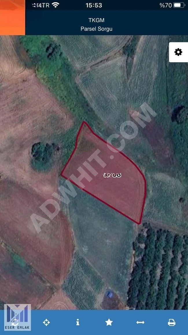 FENERKÖY DE FIRSAT ARAZİ 3482 M2