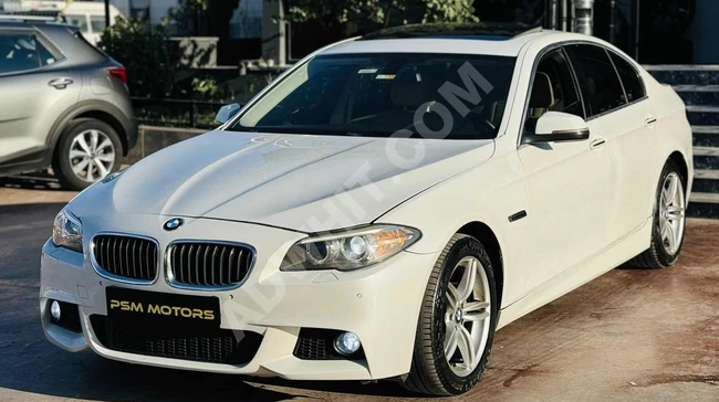 سيارة BMW 5.25d xDRİVE موديل 2015 - (شاشة عرض)-فرامل شفط-شنطة كهربائية