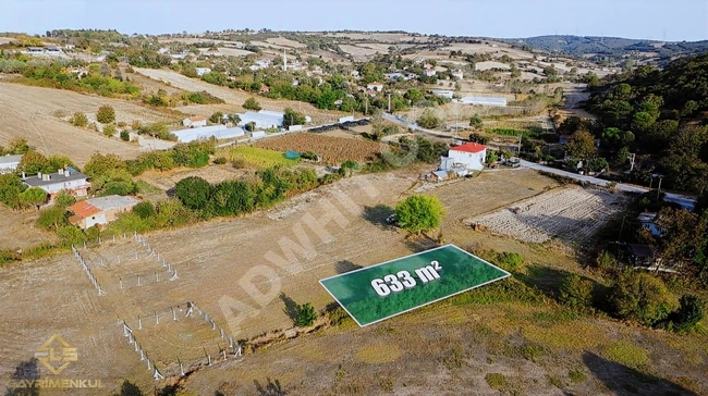 ÇATALCA YAZLIKKÖY'DE KÖYÜN GİRİŞİNDE 633 M² SATILIK PARSEL