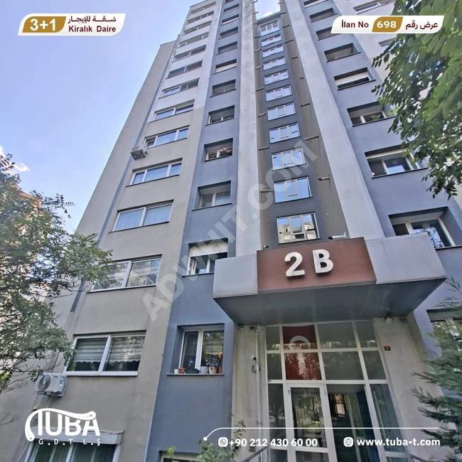 Yıllık kiralık 3+1 daire, nüfus kaydı için uygun - Beylikdüzü Adnan Kahveci.