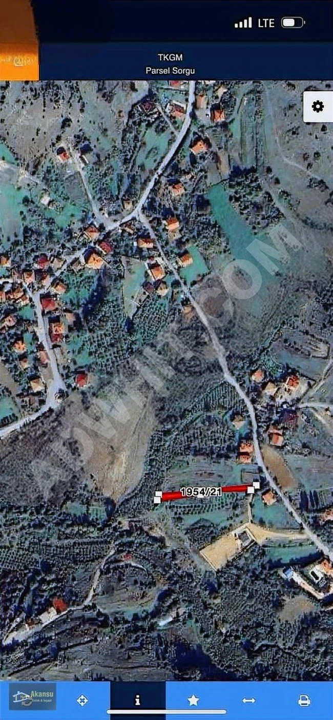 ÇELEBİ KÖYÜ 406m2 KÖY İÇİ YOLA CEPHE