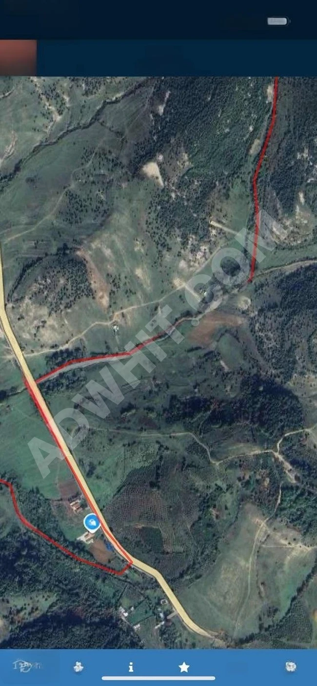 BUCAKLI KÖYÜ 1575m2 ÇAPI DÜZGÜN 15MT CEPHELİ