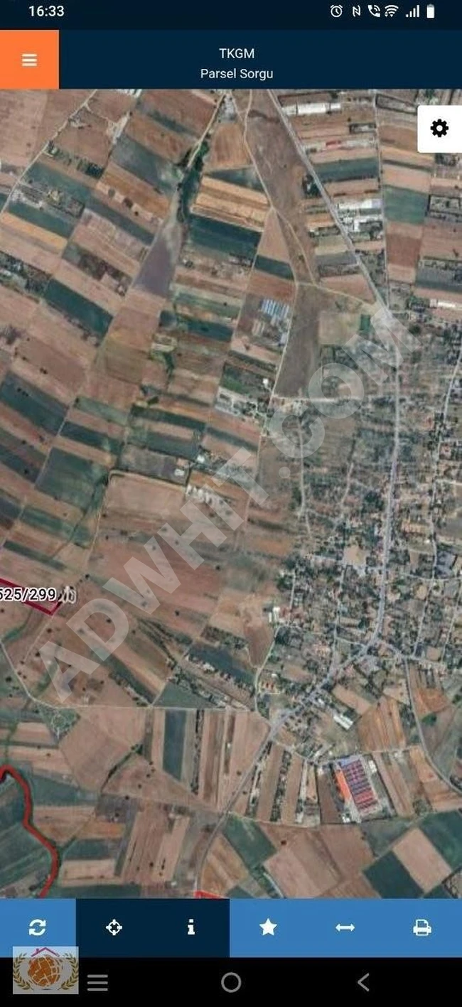 SİLİVRİ BÜYÜKKILIÇLİ KÖYÜNDE 7758 M2 YOLU OLAN TARLA