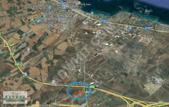 AVRUPA GAYRİMENKUL'den ASFALT CEPHELİ 6,200 m2 KUPON TARLA