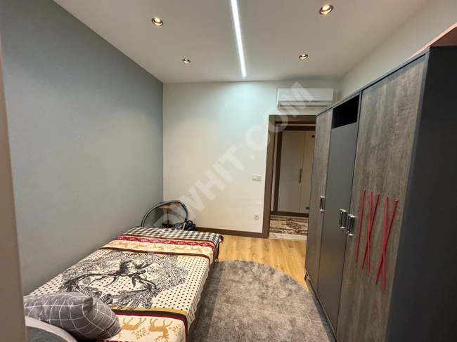 Kiralık lüks eşyalı daire Bahçeşehir, Tual Bahçekent sitesinde 3+1.