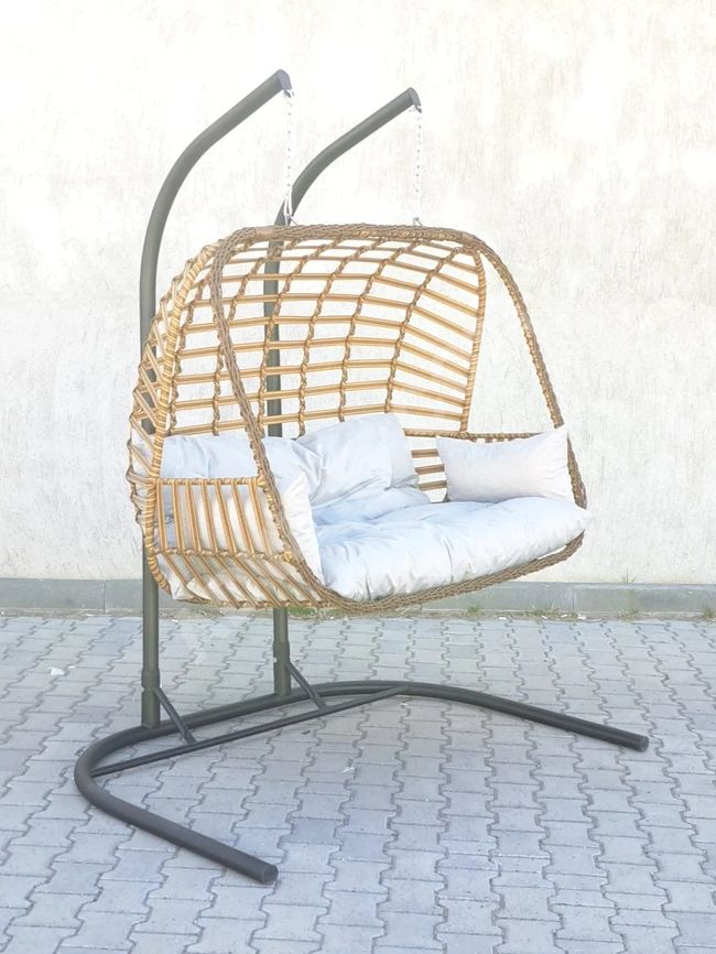 Bahçe mobilyası yarım fındık salıncak ev bahçe salıncakları