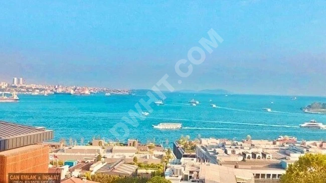 Cihangir'de Süper Deniz Manzaralı OTOparklı Asansörlü (A)Plus Kalite (2)Banyolu (3+1)(230)m2 Daire