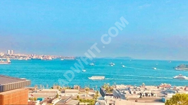 Cihangir'de Süper Deniz Manzaralı OTOparklı Asansörlü (A)Plus Kalite (2)Banyolu (3+1)(230)m2 Daire