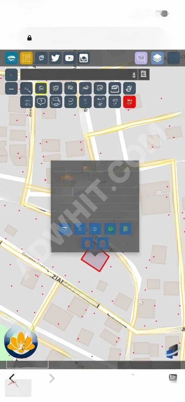 للبيع أرض بمساحة 236 متر مربع مع تصريح بناء في NECİP FAZIL