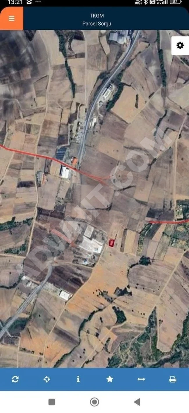 Agricultural land suitable for investment in the village of Edirne Uzunköprü Kavacık.