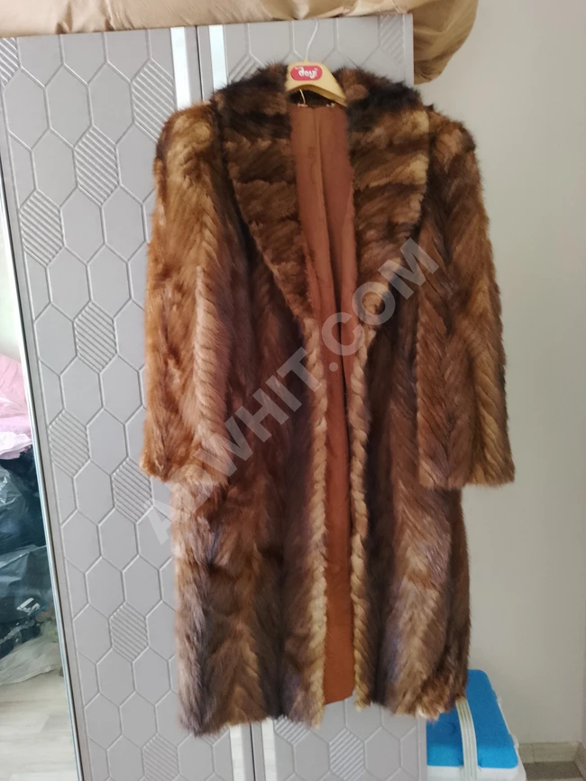 Orijinal 50 yıllık hiç giyilmemiş vizon kürk acil satılık