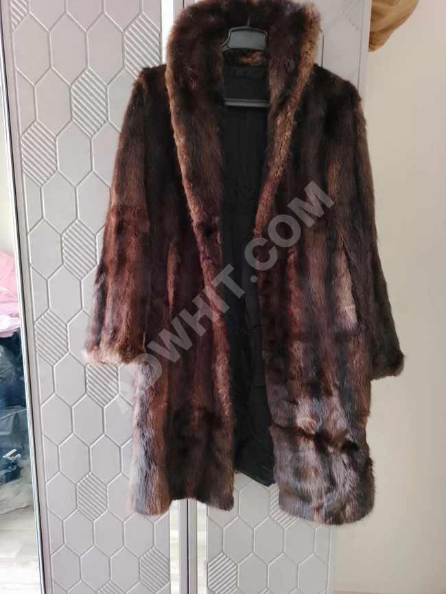 75 yıllık hiç giyilmemiş orijinal çinçila kürk