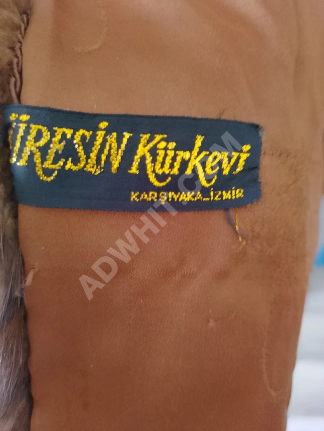 Orijinal 50 yıllık hiç giyilmemiş vizon kürk acil satılık
