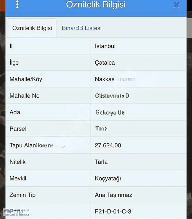 ÇATALCA NAKKAŞTA İSTANBUL HAVAALANI KANAL İST 10dk SATILIK TARLA