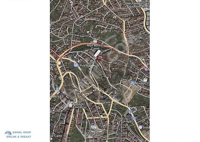 ŞANAL GRUPTAN BURHANİYEDE MÜTHİŞ BOĞAZ MANZARALI SATILIK ARSA