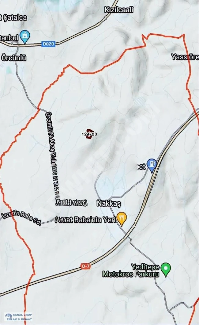 ÇATALCA NAKKAŞTA İSTANBUL HAVAALANI KANAL İST 10dk SATILIK TARLA