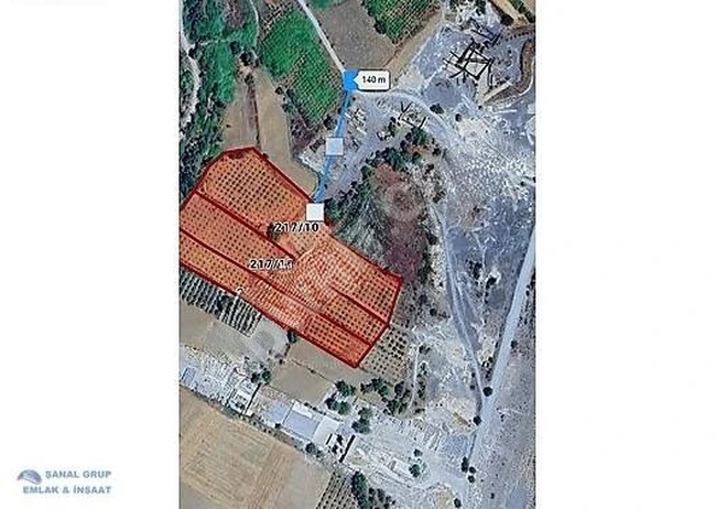 Land for sale with an area of 28,500 square meters