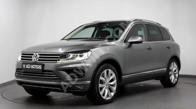 VW TOUAREG car, model 2016, 3.0 diesel, seats with memory function + panoramic glass roof