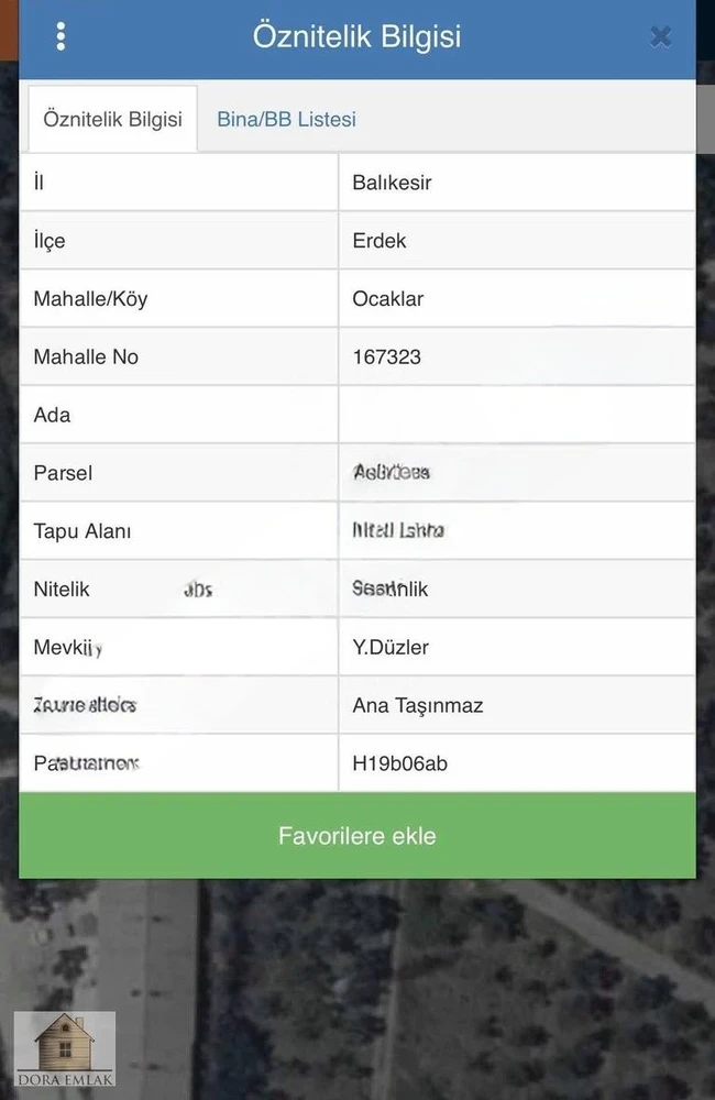 Erdek Ocaklarda Yatırımlık Köşe Parsel