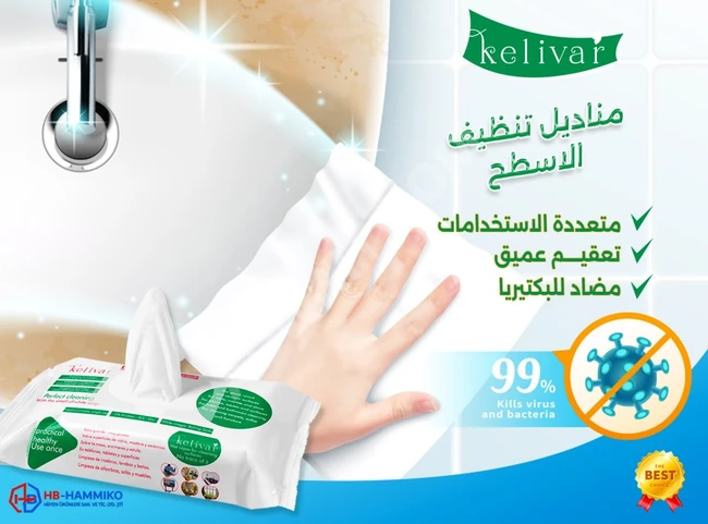 Klevar Yüzey Temizleme Mendilleri