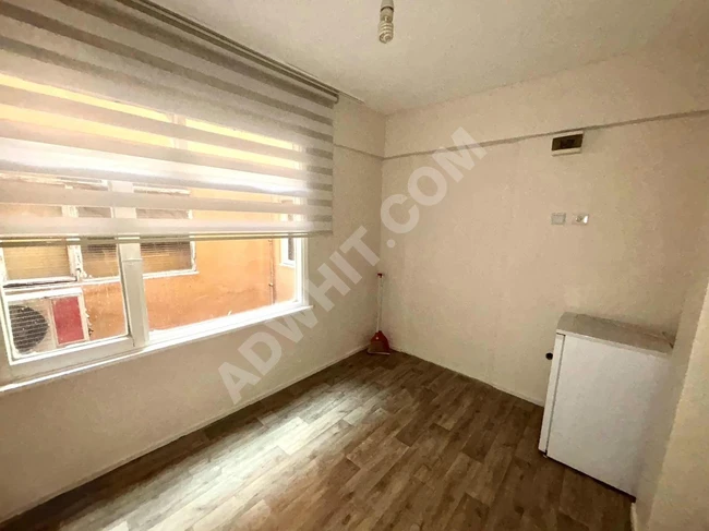 1+1 office with an area of 26 square meters on the front facade, fully renovated, for rent. In B.KÖY/CEVİZLİK.