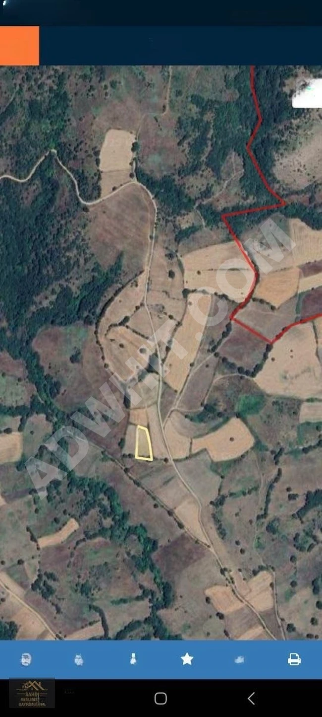 فرصة ذهبية أرض زراعية قابلة للاستثمار بمساحة 2200 متر مربع في KELEPİR ÇANAKKALE BİGA، بسعر مغرٍ.