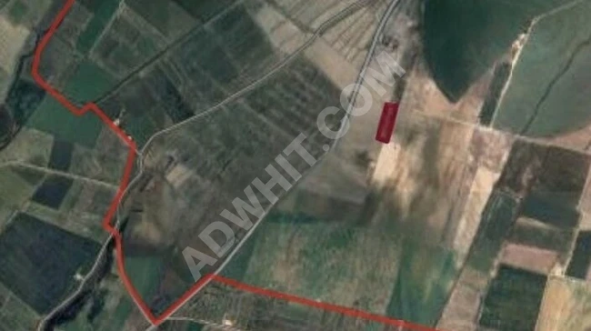 An agricultural land with an area of 6,750 square meters suitable for rice cultivation in İPSALA.