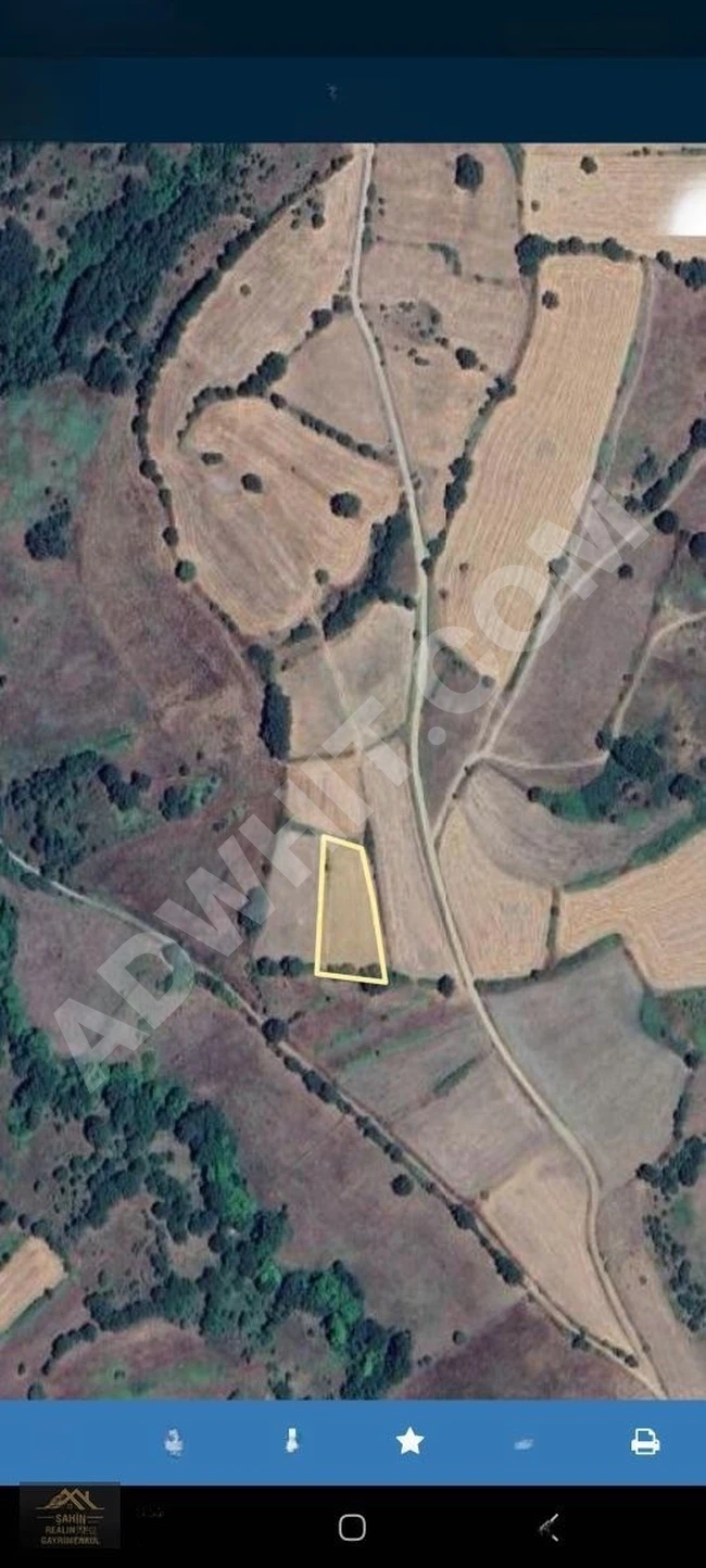 فرصة ذهبية أرض زراعية قابلة للاستثمار بمساحة 2200 متر مربع في KELEPİR ÇANAKKALE BİGA، بسعر مغرٍ.